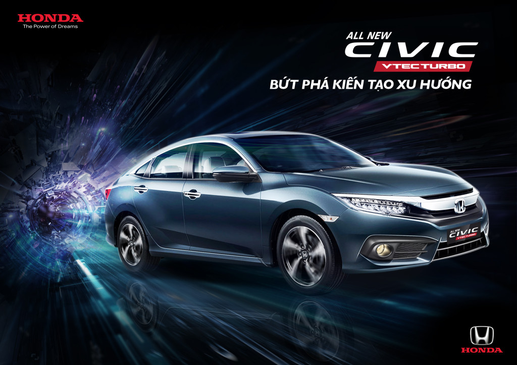 Honda Việt Nam giới thiệu Honda Civic thế hệ thứ 10 hoàn toàn mới